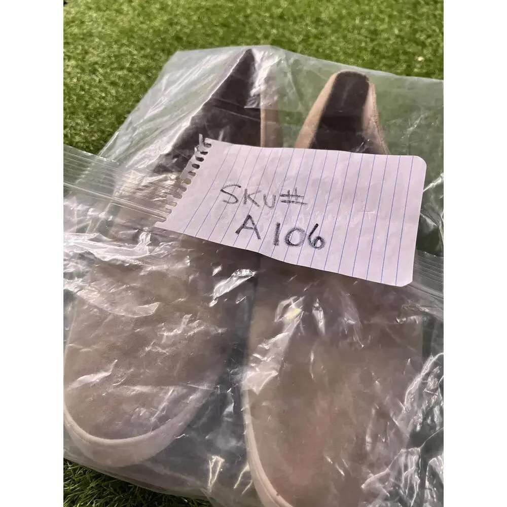 Womens Size 8 House‎ Shoes Beige Suede Slip-On Casual Shoe